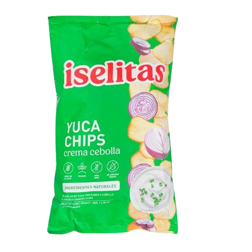 Iselitas Yuca Chips Crema cebolla 180g