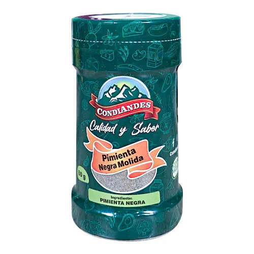 Condiandes Pimienta Negra Molida 80g
