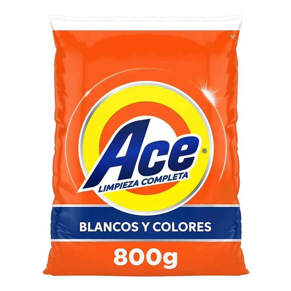 Ace Detergente Blancos y colores 800 g