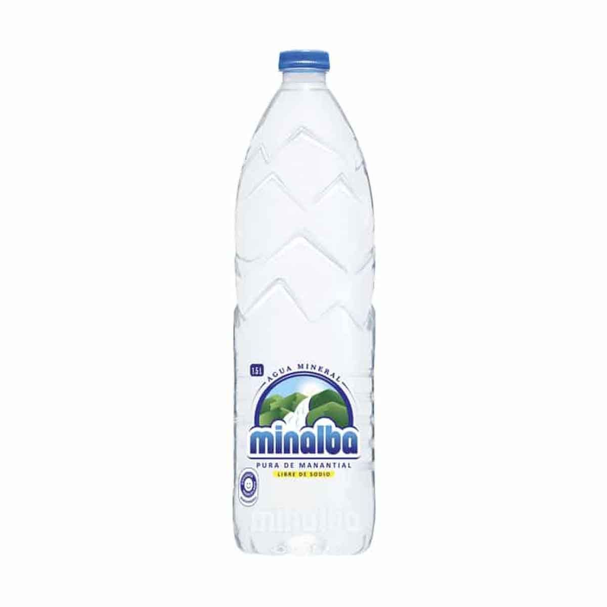 Minalba agua pura de manantial libre de sodio 1.5L