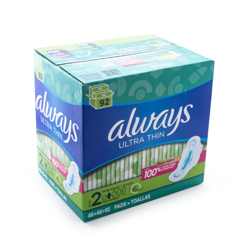 Always Ultra Thin 92 Pads