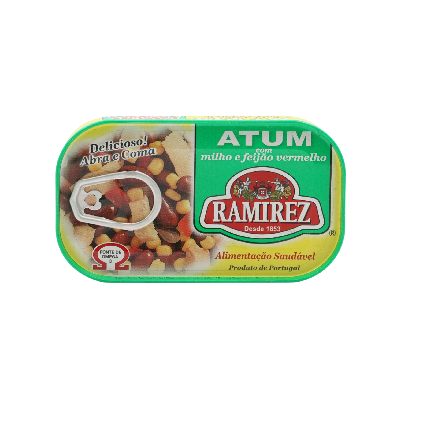 Ramirez Desde 1853 Atún con maíz y frijoles rojos Peso neto:120g