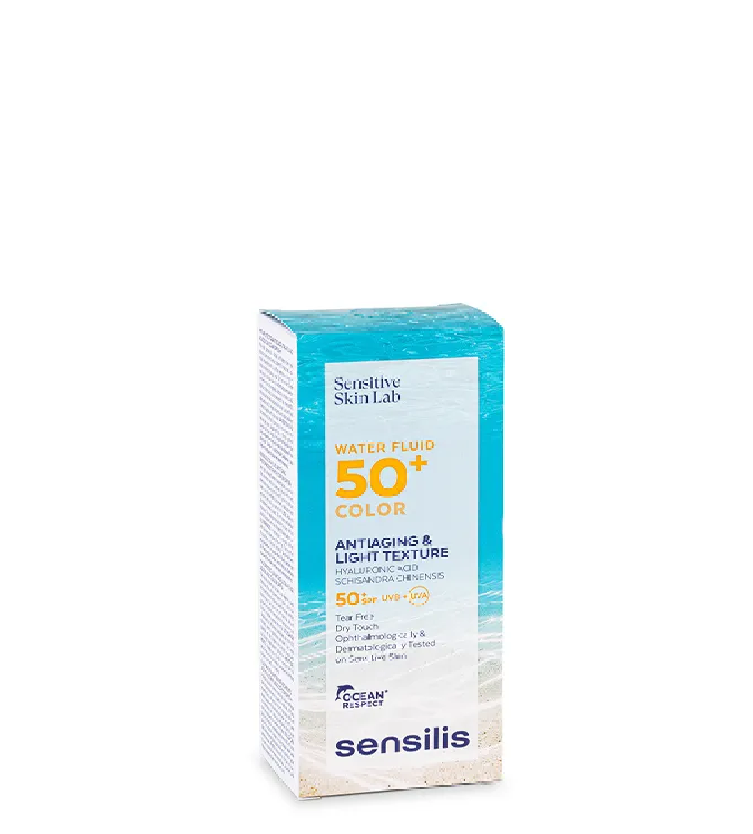Sensilis Sensitive Skin Lab Water Fluid 50+ Color Antiaging & Light Texture - Fluido de Agua 50+ Color Antiedad y Textura Ligera 40ml