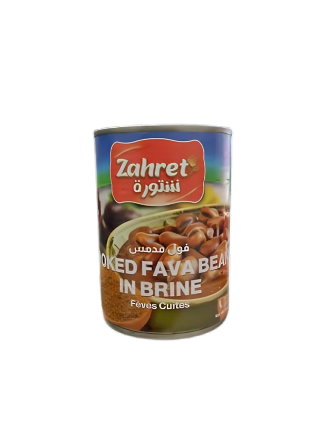 Zahret Cookeed Fava Beans In Brine With Cumin 400g