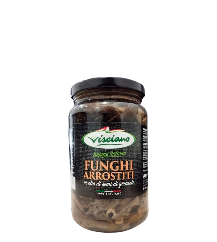 Visciano Champiñones Asados en Aceite de Girasol 340gr
