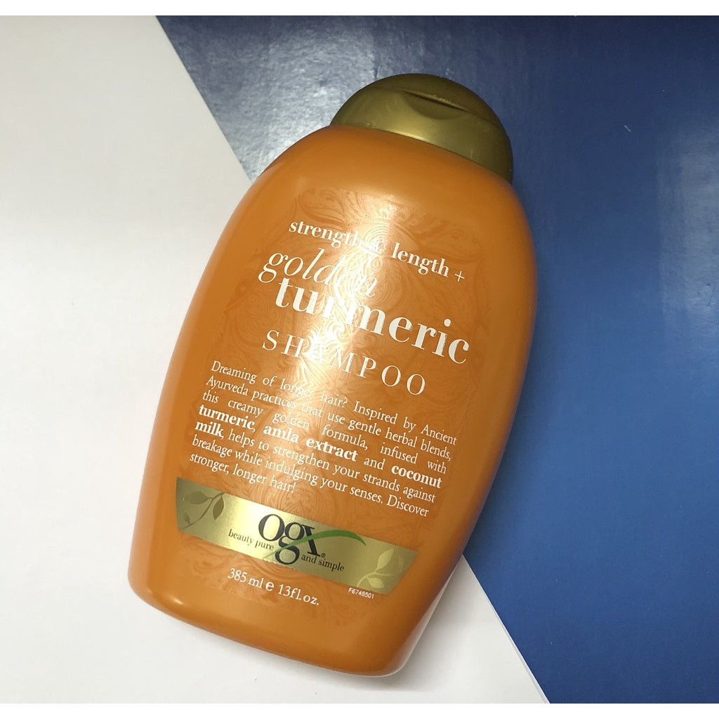 Ogx Strength & Length + Golden Turmeric Shampoo 385ml