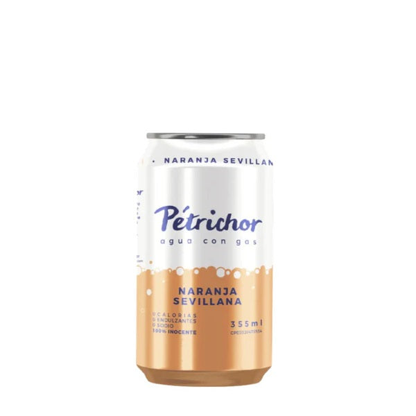 Petrichor agua con gas Naranja Sevillana 355 ml