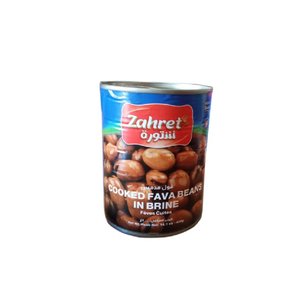 Zahret Cooked Fava Beans In Brine 400g