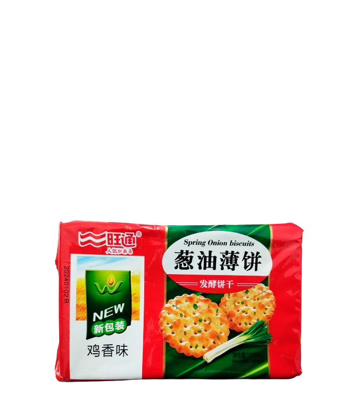 Wantone Galletas de Cebollín con sabor a pollo 150g