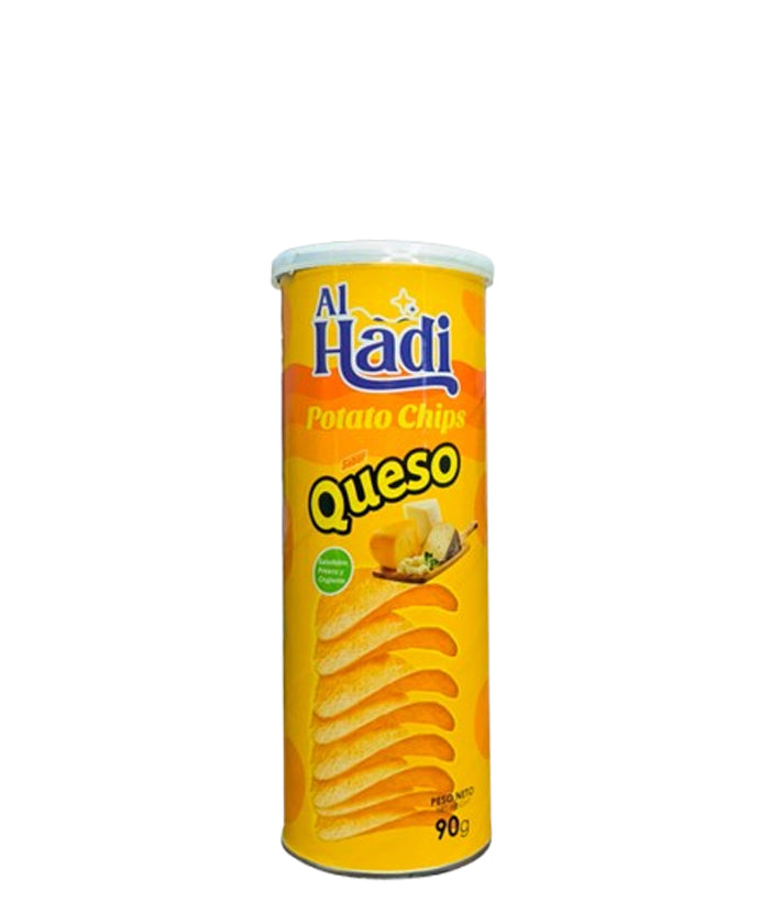 Al Hadi Potato Chips Sabor Queso 90g