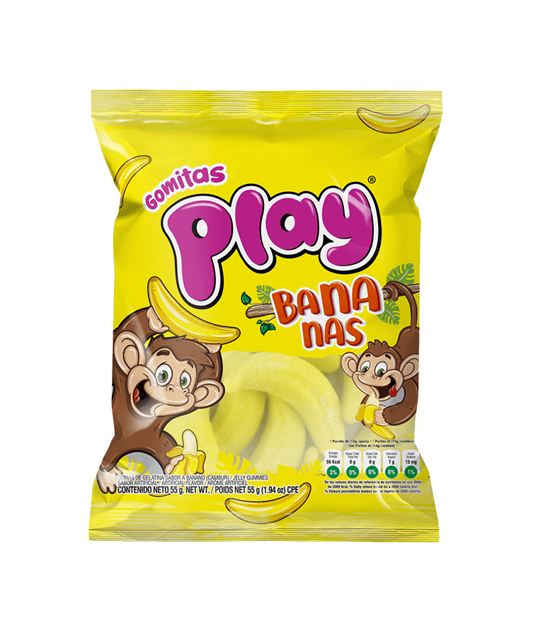 Play Gomitas Bananas 55g