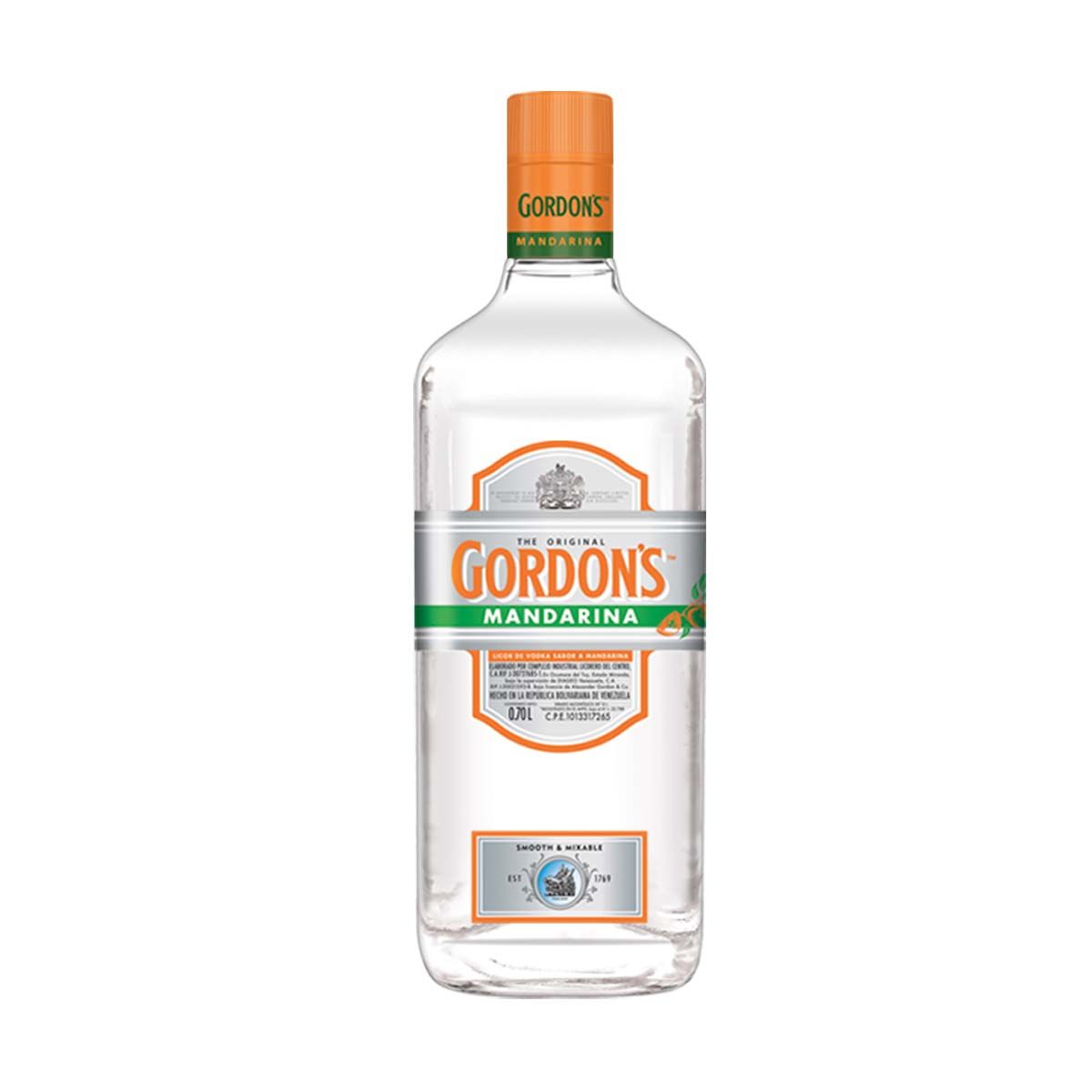 Gordon's vodka sabor a mandarina 0,75 ml