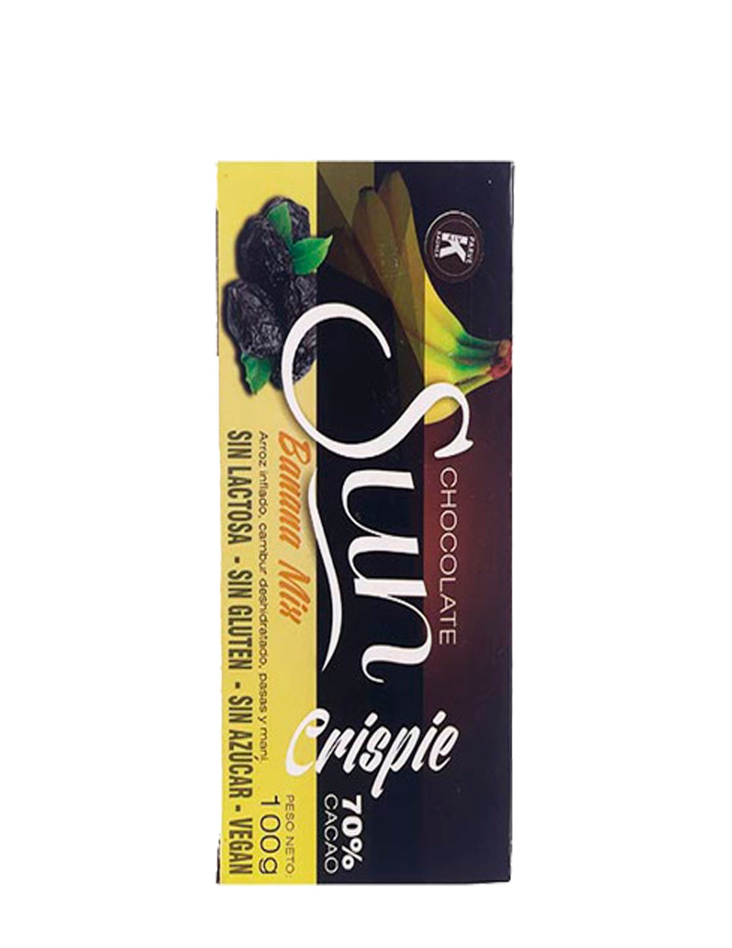 Sun Chocolate Crispie Banana Mix Gluten Free - Sugar Free 100 gr