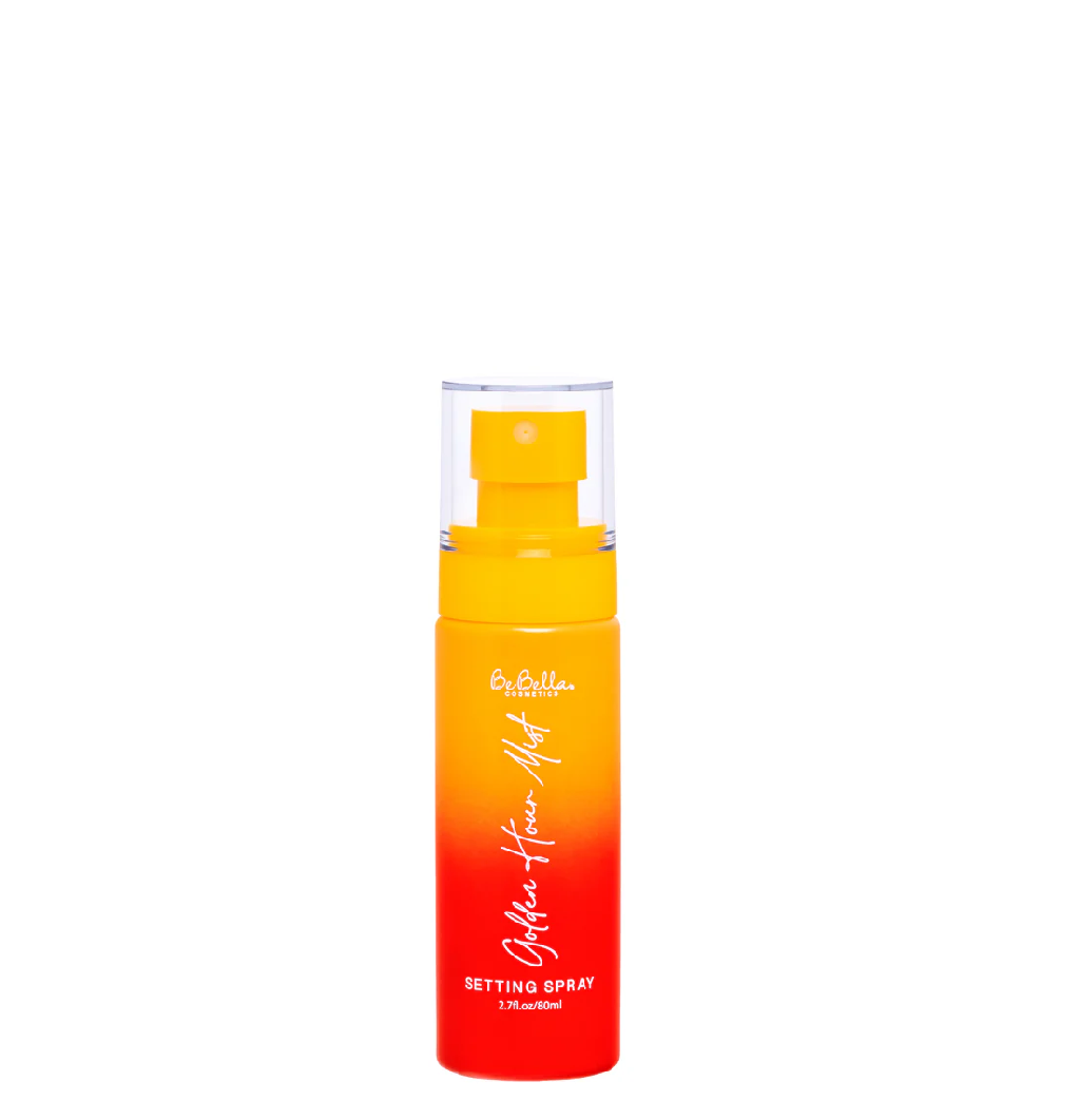 BeBella Cosmetics Golden Hour Mist Setting Spray - Spray fijador niebla de la hora dorada 80ml