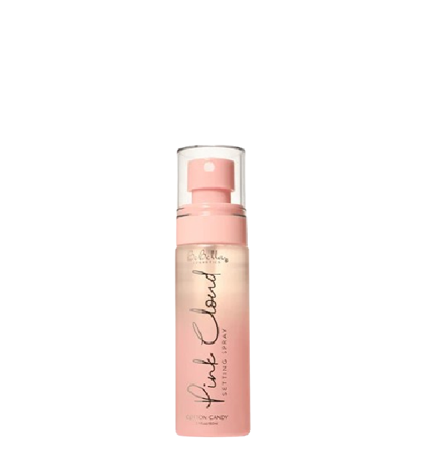 BeBella Pink Cloud Setting Spray Cotton Candy - Spray De Nube Rosa Algodón De Azúcar 80ml