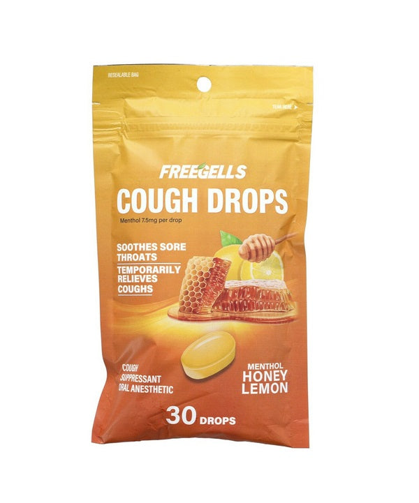 Freegells Gotas para la tos Mentol Miel Limón 30 Gotas Mentol 7,5 mg por gotas
