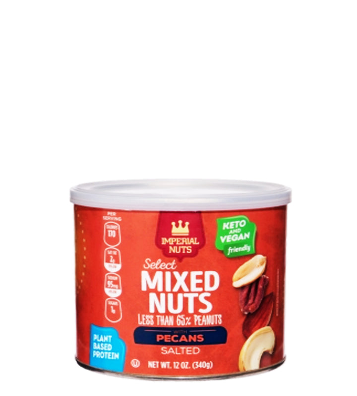 Imperial Nuts Mixed Nuts Pecan Salted - Nueces mixtas saladas 340g