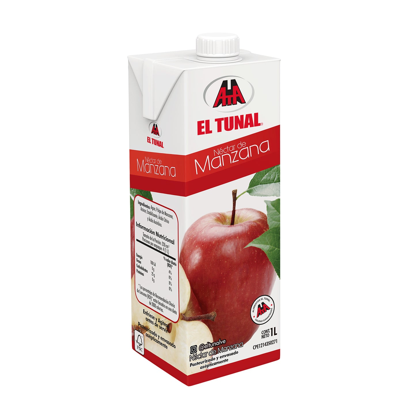 El tunal Néctar de Manzana 1L