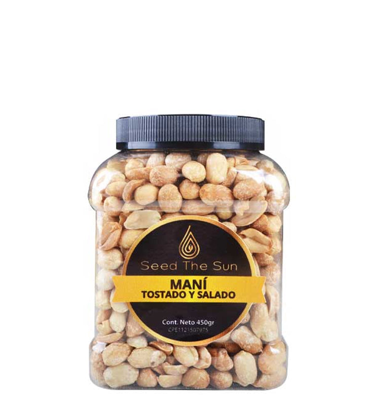 Seed The Sun Maní tostado y salado 450g