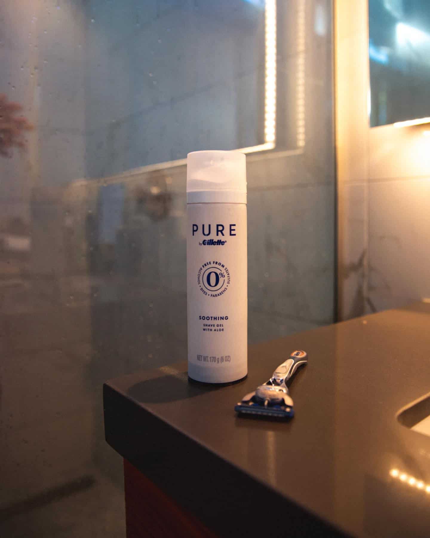 Gillette Pure Soothing Shave Gel With Aloe 170g