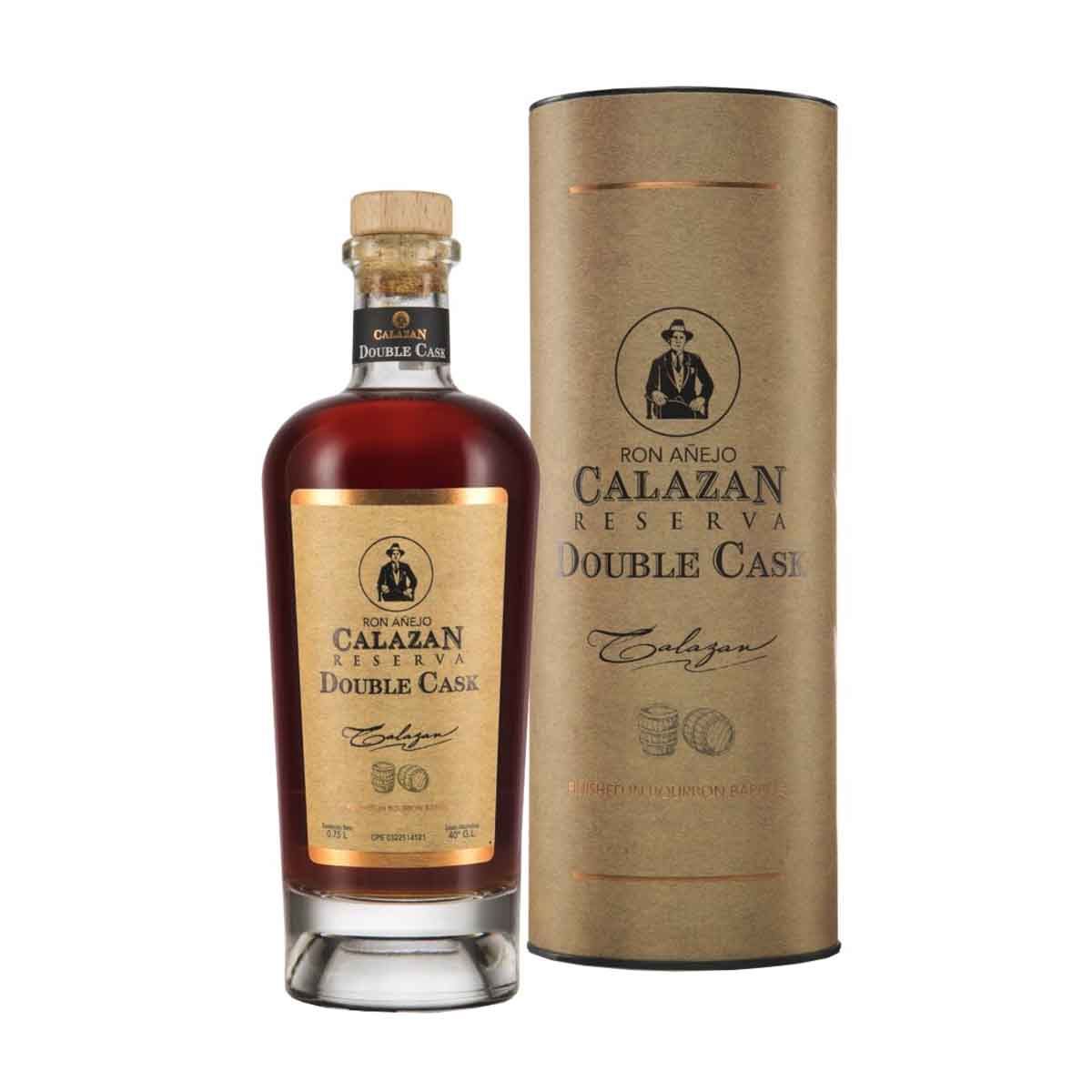 Calazan ron añejo reserva Double cask 750ml.