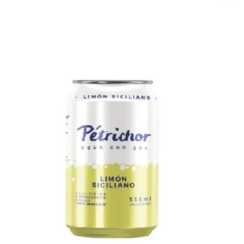 Petrichor Agua con gas Limón Siciliano 355 ml