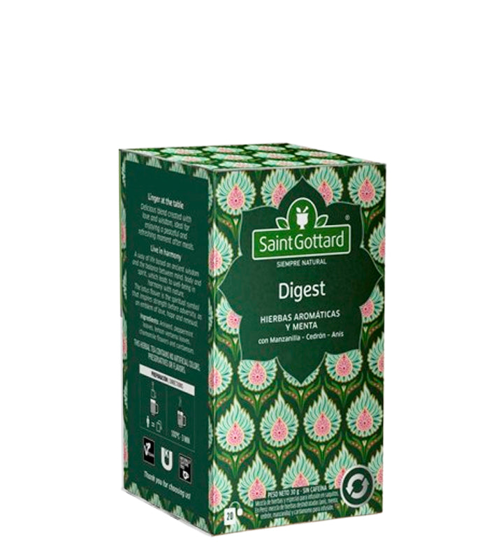 Saint Gottard Te Digestivo 20 sobres