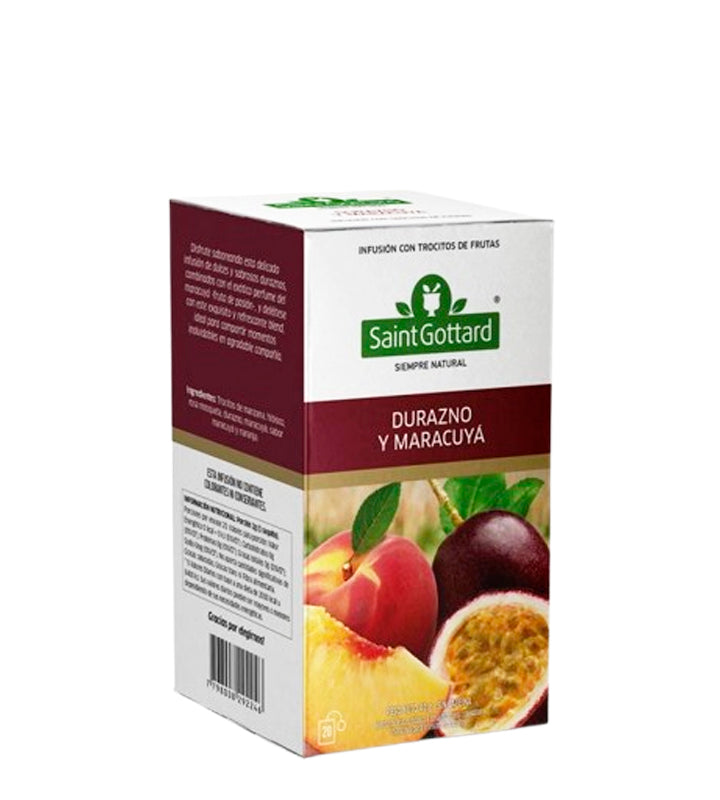Saint Gottard Te de Durazno, Maracuyá 20 sobres