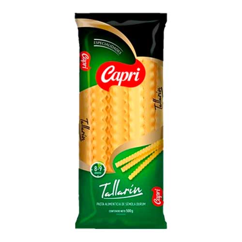 Capri Tallarín Pasta alimenticia de sémola Durum 500gr