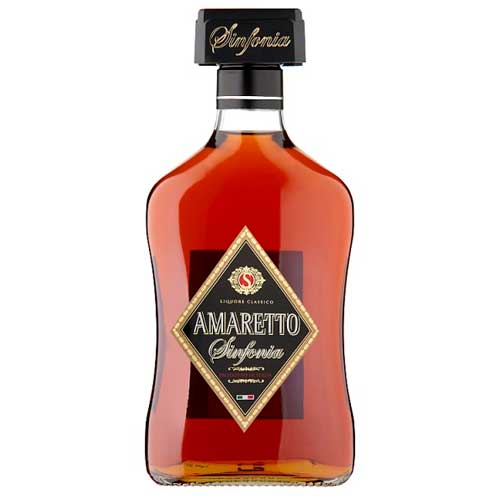 Sinfonía amaretto licor dulce 700ml.