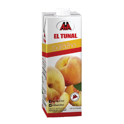 El tunal Néctar Durazno 1 L