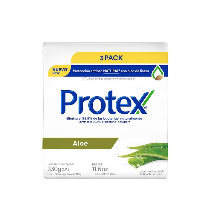 Protex Jabón Tripack Aloe 330g