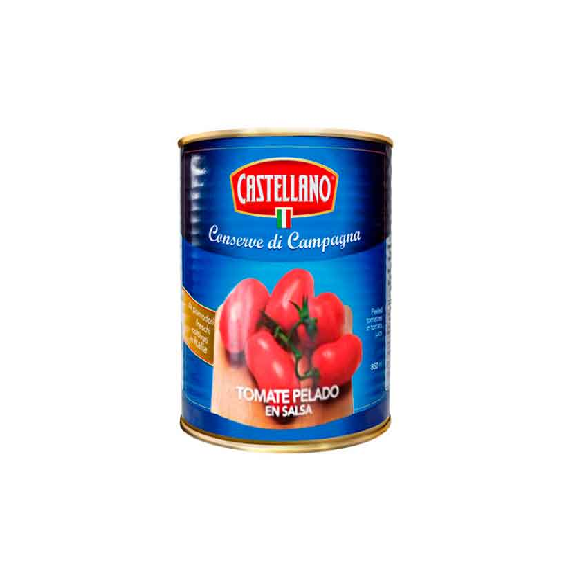 Castellano Conserve Di Campagna Peeled Tomatoes In Tomato Juice 850ml - Tomates Pelados En Zumo De Tomate.