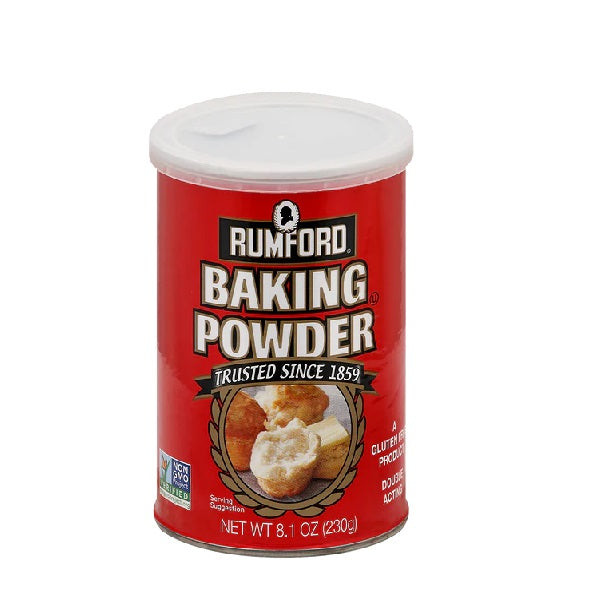 Rumford Baking Powder Frusted since 1859  - Polvo de hornear 230g