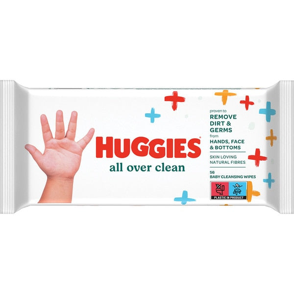 HUGGIES all over clean - Toallitas limpiadoras para bebes