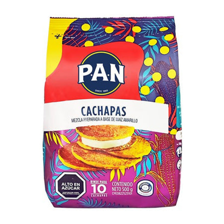 Pan Cachapas Mezcla A Base De Maíz Amarillo 500g