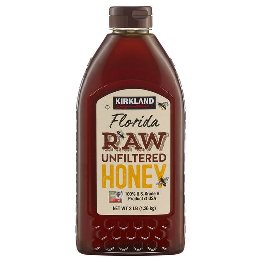 Kirkland Florida Raw Unfilered Honey-Miel Cruda 1.36 Kg