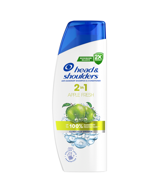 Head & Shoulders Anti-Dandruff Shampoo & Conditioner 2 In 1 Apple Fresh 400ml