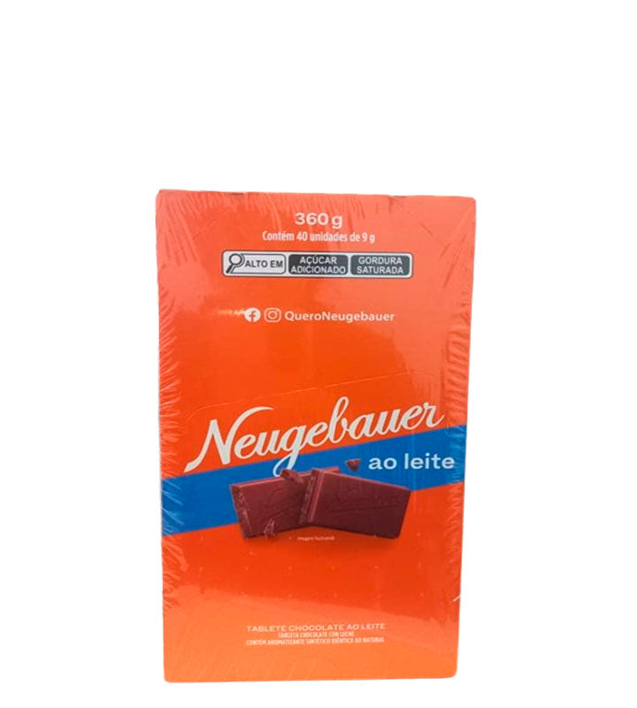 Neugebauer Tablete chocolate ao leite - Tableta de chocolate con leche 40 unidades 360g