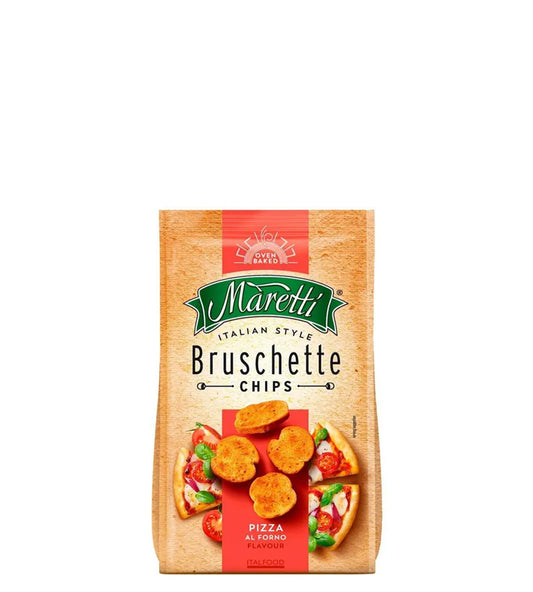 Maretti Oven Baked Bruschette Chips Pizza Flavour - Bruschette chips al horno sabor a  pizza 70g