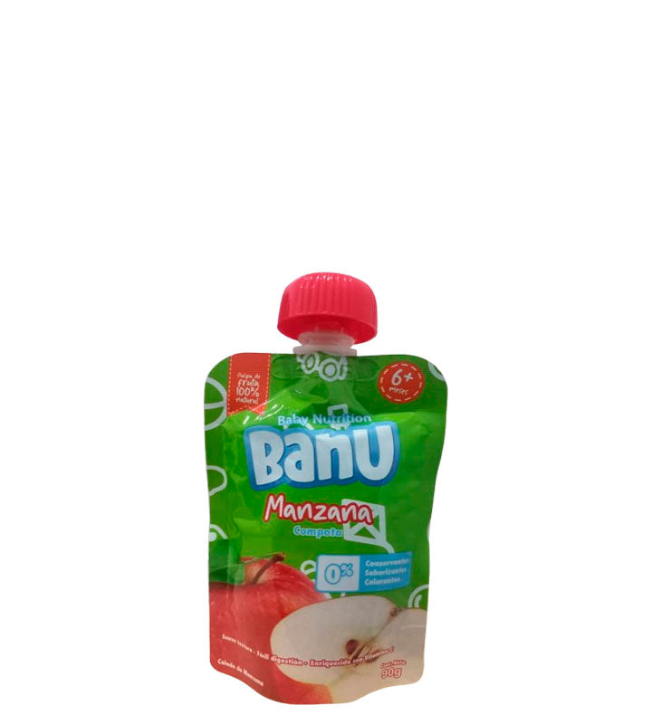 Banu Compota de manzana +6 meses 90g