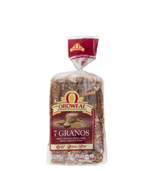 Oroweat  Pan integral 7 granos para hamburguesa 600g