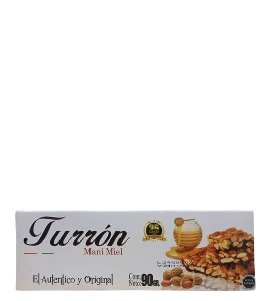 El Autentico y Original Turrón Maní Miel 90g