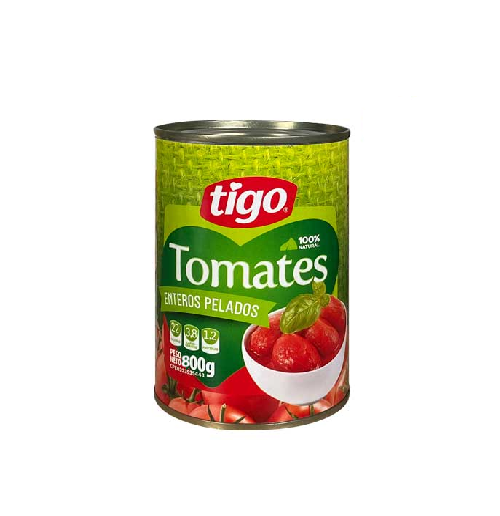 Tigo Tomates Pelados Enteros 800g