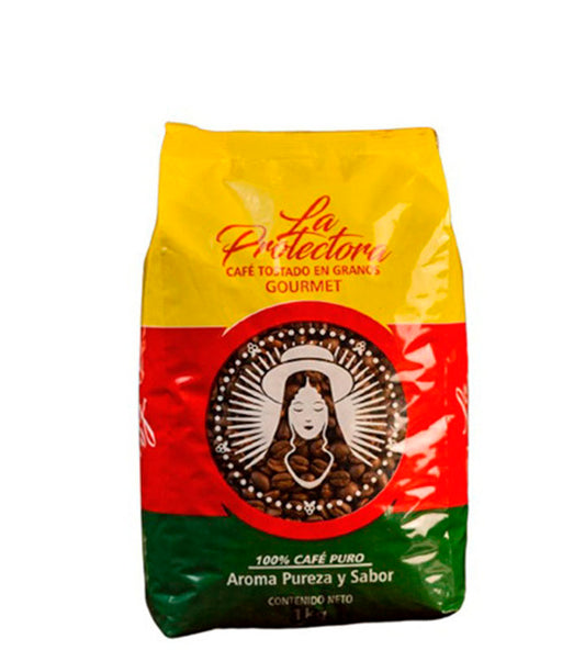 La Protectora Café tostado en granos gourmet 1kg