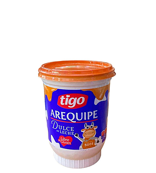 Tigo Arequipe dulce de leche libre de gluten 500g