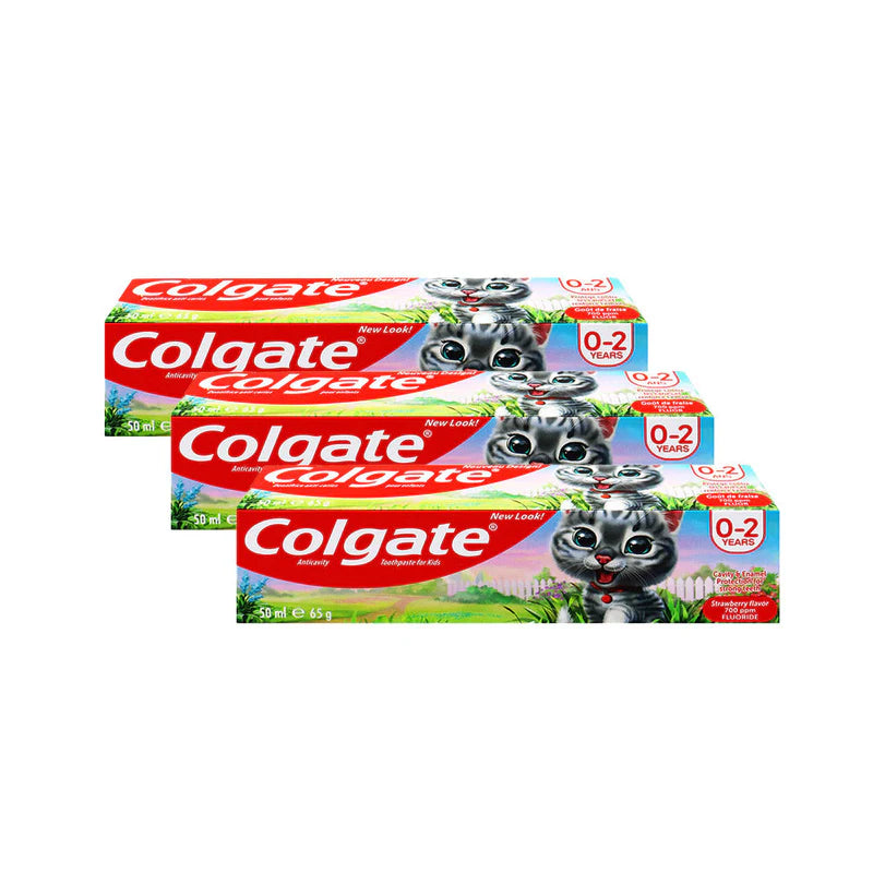 Colgate TOOTHPASTE FOR KIDS- para niños 0-2 años Fresa 50 ml