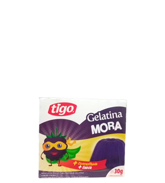 Tigo Gelatina sabor a mora 30g