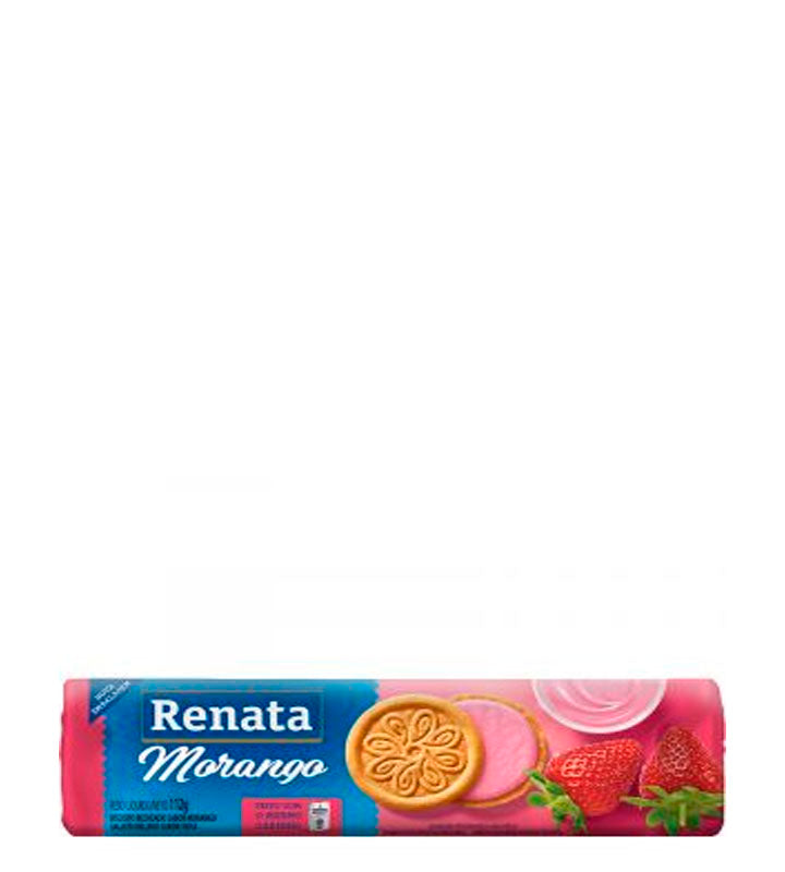 Renata Galletas rellenas con crema sabor a fresa 112g