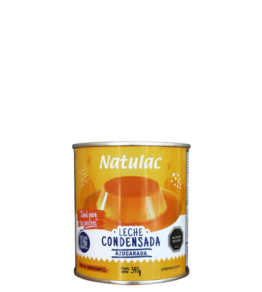 Natulac Sweetened Condensed Milk - Leche condensada azucarada 397g